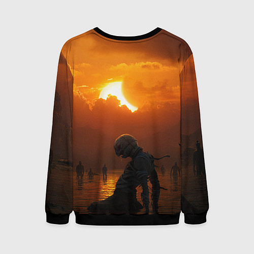 Мужской свитшот BERSERK БЕРСЕРК / 3D-Черный – фото 2