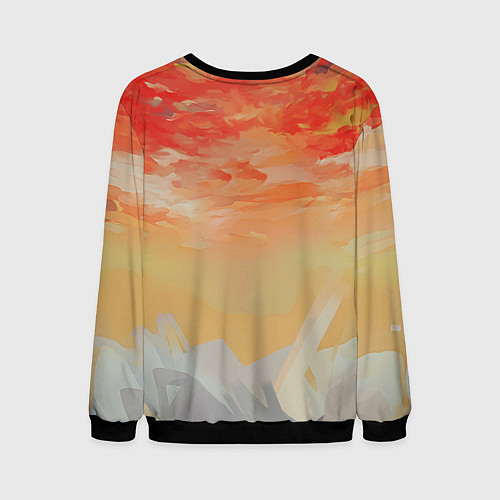 Мужской свитшот Ryugu Rena / 3D-Черный – фото 2