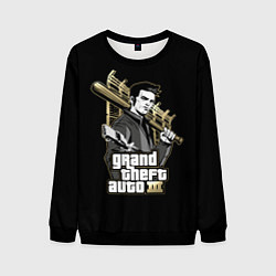 Свитшот мужской Клод GTA 3, цвет: 3D-черный