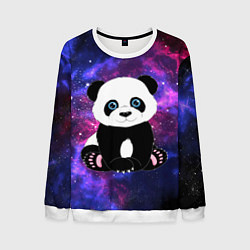 Свитшот мужской Space Panda, цвет: 3D-белый