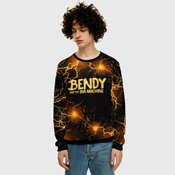 Свитшот мужской BENDY LOGO, цвет: 3D-черный — фото 2