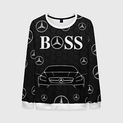 Свитшот мужской BOSS MERCEDES-BENZ, цвет: 3D-белый