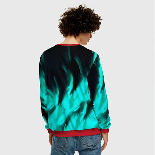 Мужской свитшот Улькиорра Сифер Ulquiorra / 3D-Красный – фото 4