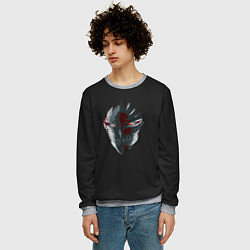 Свитшот мужской Hollow Mask Bleach, цвет: 3D-меланж — фото 2