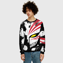 Свитшот мужской БЛИЧ МАСКА ИЧИГО ПУСТОГО, цвет: 3D-черный — фото 2