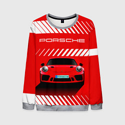 Мужской свитшот PORSCHE ПОРШЕ RED STYLE
