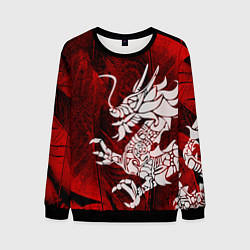 Свитшот мужской Chinese Dragon, цвет: 3D-черный