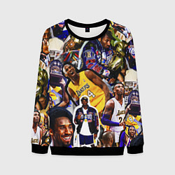 Свитшот мужской КОБИ БРАЙАНТ KOBE BRYANT, цвет: 3D-черный