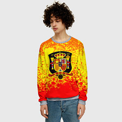 Свитшот мужской Сборная Испании, цвет: 3D-меланж — фото 2