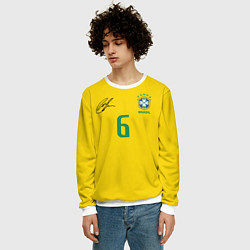 Свитшот мужской Р Карлос футболка сборной, цвет: 3D-белый — фото 2