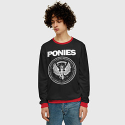 Свитшот мужской Pony x Ramones, цвет: 3D-красный — фото 2