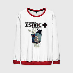 Свитшот мужской Игра про Исаака, цвет: 3D-красный