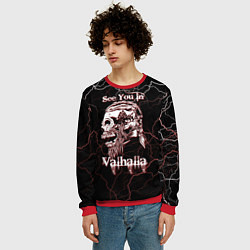 Свитшот мужской Ragnarr, цвет: 3D-красный — фото 2