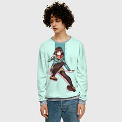 Свитшот мужской Kana, цвет: 3D-меланж — фото 2