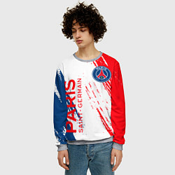 Свитшот мужской ФК ПСЖ FC PSG PARIS SG, цвет: 3D-меланж — фото 2