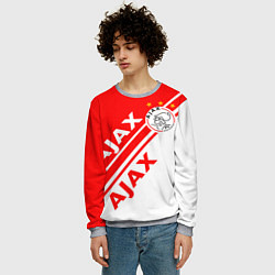 Свитшот мужской FC AJAX AMSTERDAM ФК АЯКС, цвет: 3D-меланж — фото 2