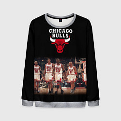 Свитшот мужской CHICAGO BULLS 3, цвет: 3D-меланж