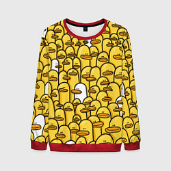 Свитшот мужской Утки, цвет: 3D-красный