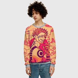 Свитшот мужской Sukuna Japan, цвет: 3D-меланж — фото 2