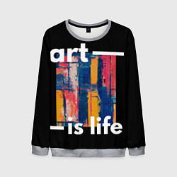 Мужской свитшот Art is life