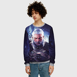 Свитшот мужской THE WITCHER GERALT OF RIVIA, цвет: 3D-меланж — фото 2