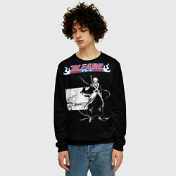 Свитшот мужской Стильный блич ичиго курасаки, цвет: 3D-черный — фото 2