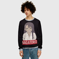 Свитшот мужской Miss Nagatoro, цвет: 3D-меланж — фото 2