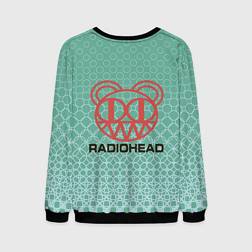 Мужской свитшот Radiohead Радиохед Logo спина Z / 3D-Черный – фото 2