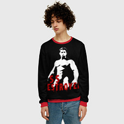 Свитшот мужской ASS DESTROYER, цвет: 3D-красный — фото 2