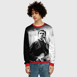 Свитшот мужской Вячеслав Бутусов Наутилус Помпилиус, цвет: 3D-красный — фото 2