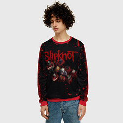 Свитшот мужской SLIPKNOT СЛИПКНОТ Z, цвет: 3D-красный — фото 2