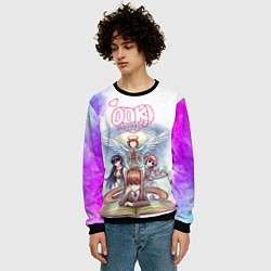 Свитшот мужской Doki Doki Доки Доки Z, цвет: 3D-черный — фото 2