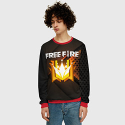 Свитшот мужской FREE FIRE GRAND MASTER, цвет: 3D-красный — фото 2