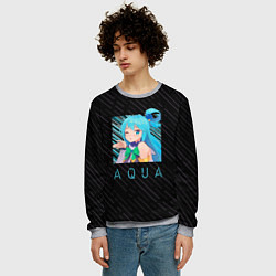 Свитшот мужской Аква Aqua Коносуба KonoSuba, цвет: 3D-меланж — фото 2