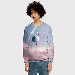 Свитшот мужской No mans sky, цвет: 3D-меланж — фото 2
