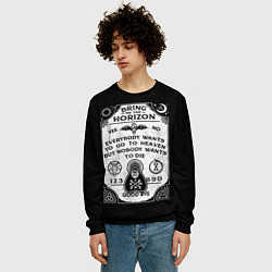 Свитшот мужской Bring Me the Horizon Уиджи, цвет: 3D-черный — фото 2