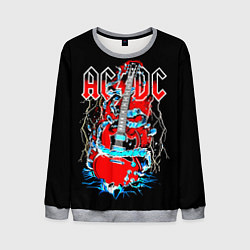 Мужской свитшот ACDC гитара