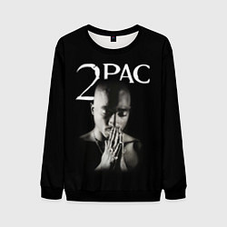 Свитшот мужской TUPAC, цвет: 3D-черный