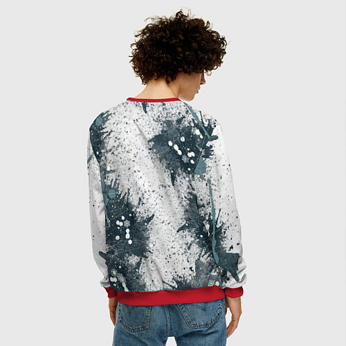 Мужской свитшот CS GO - Контра / 3D-Красный – фото 4