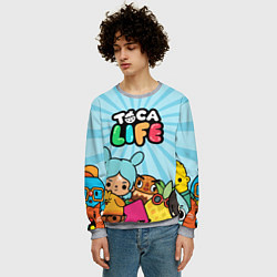 Свитшот мужской Toca Life World, цвет: 3D-меланж — фото 2