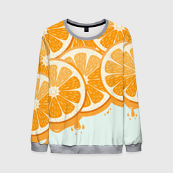 Свитшот мужской АПЕЛЬСИН ORANGE, цвет: 3D-меланж