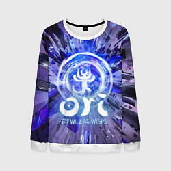 Свитшот мужской Ori Blind Forest, цвет: 3D-белый