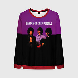 Свитшот мужской Shades of Deep Purple, цвет: 3D-красный