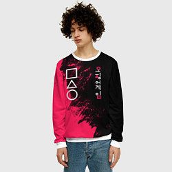 Свитшот мужской Ojingeo Geim, цвет: 3D-белый — фото 2