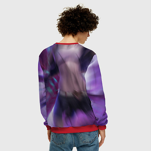 Мужской свитшот LEAGUE OF LEGENDS AKALI ЛИГА ЛЕГЕНД АКАЛИ / 3D-Красный – фото 4