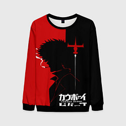 Мужской свитшот Ковбой Бибоп с сигаретой