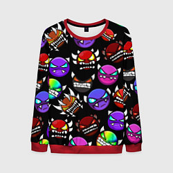 Свитшот мужской Geometry Dash: Demons Squad, цвет: 3D-красный