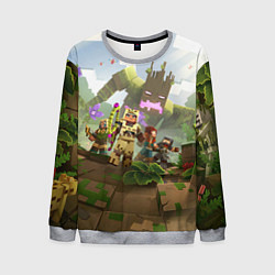 Мужской свитшот МАЙНКРАФТ ГЕРОИ ПРОТИВ ЗЛА