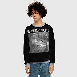 Свитшот мужской Burzum Hvis lyset tar oss, цвет: 3D-меланж — фото 2