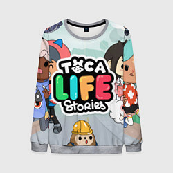 Свитшот мужской Toca Life: Stories, цвет: 3D-меланж